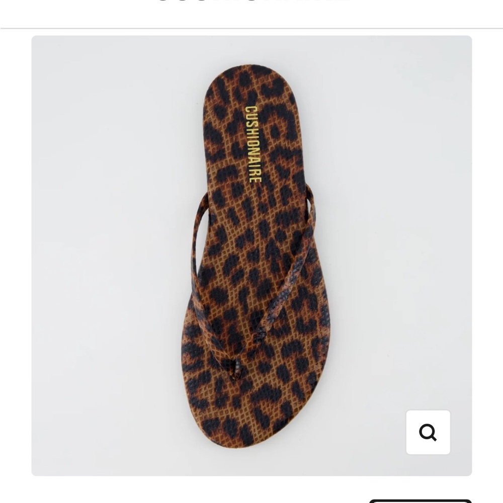 Cushionaire Leopard Print Sandals - Picture 2 of 5